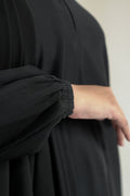 Black Chiffon Scarf