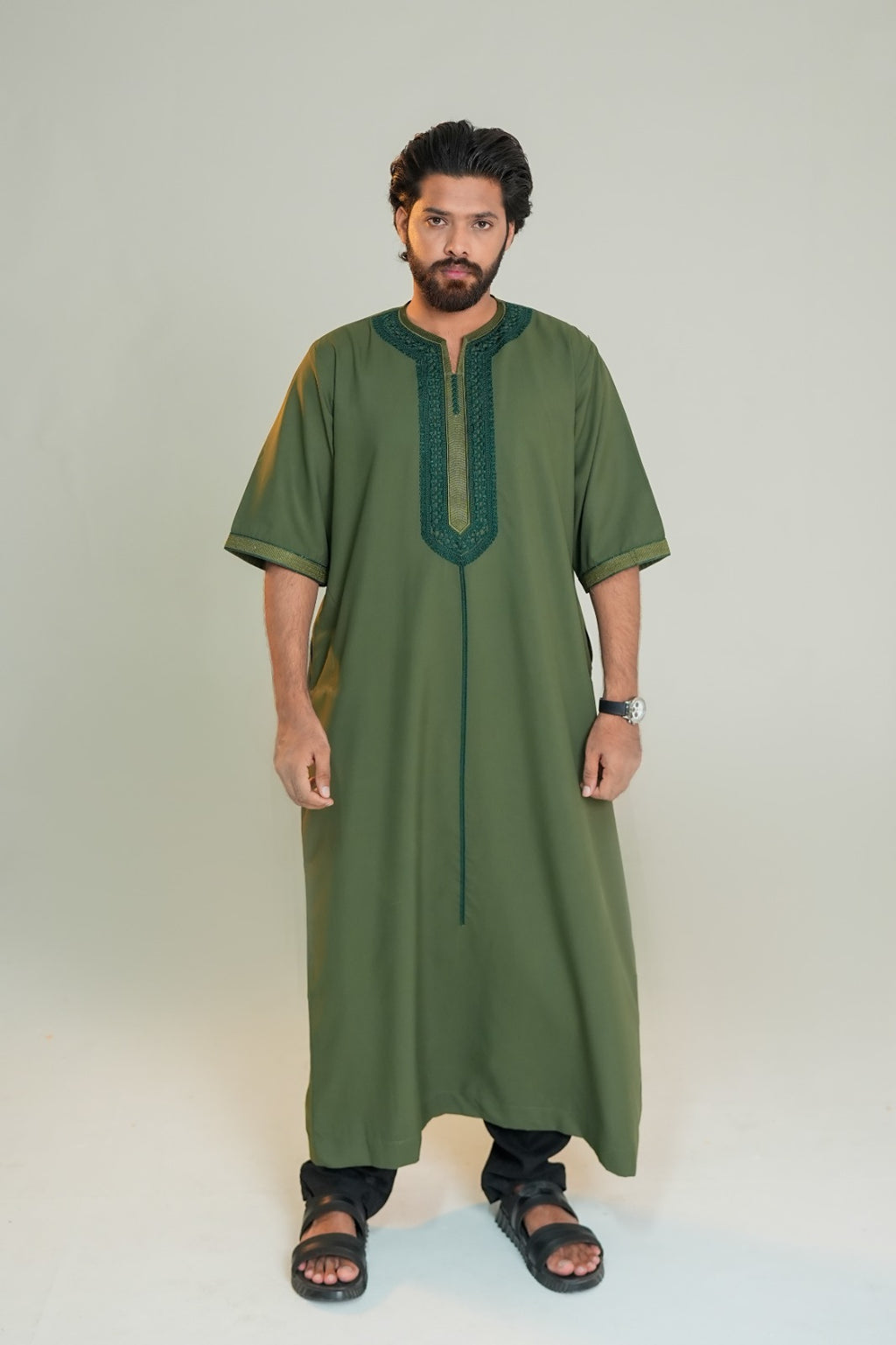 Moroccan Green Jubbah
