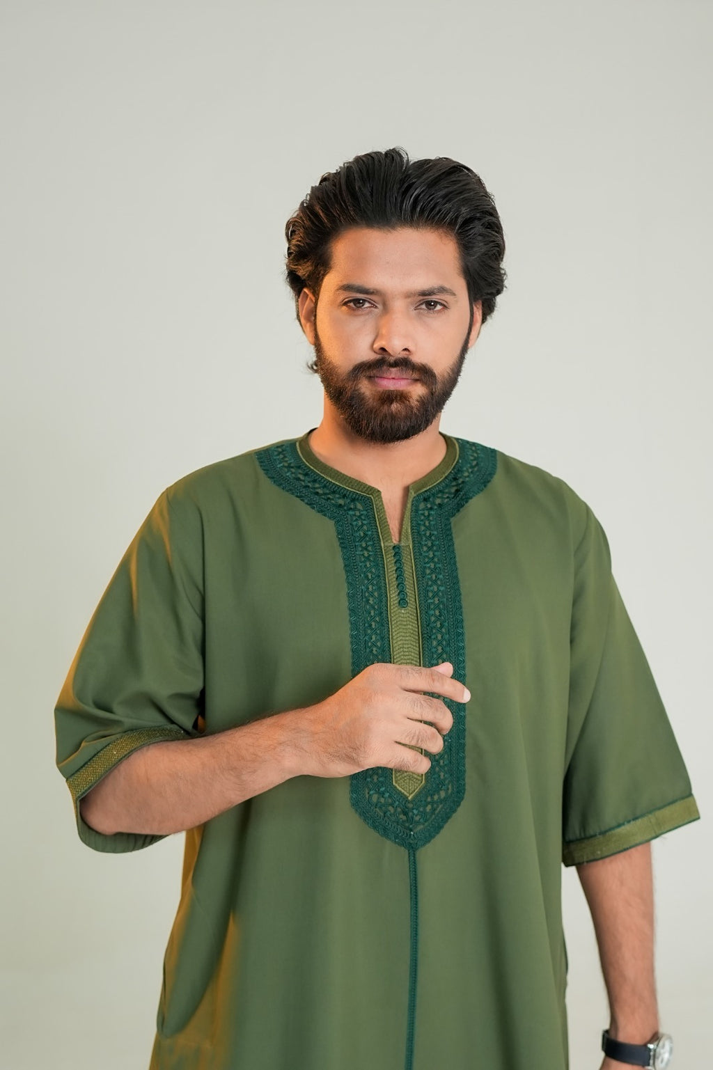 Moroccan Green Jubbah