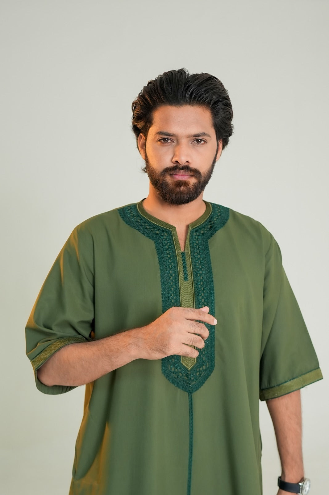 Moroccan Green Jubbah